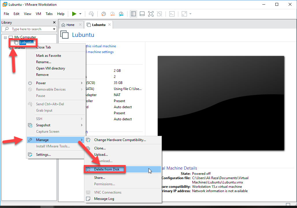 How to Completely Delete a Virtual Machine on Windows