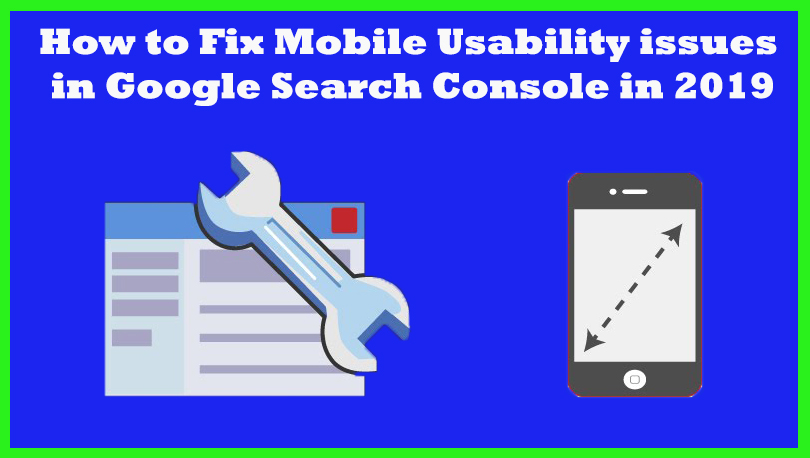 Fix Mobile Usability issues in Google Search Console in 2019