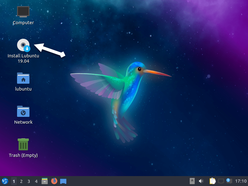 Install Lubuntu on VMware on Windows 10