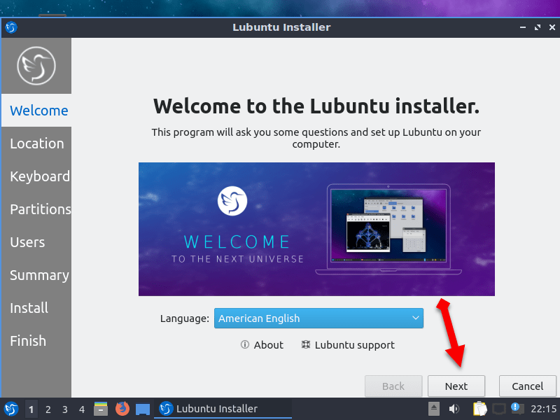 Install Lubuntu on VMware on Windows 10