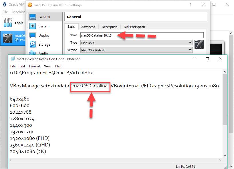 How to Fix macOS Catalina Screen Resolution on VirtualBox