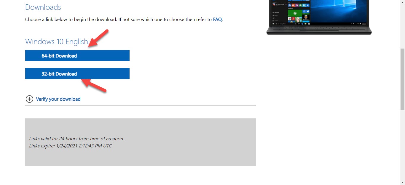 Download Windows 10 ISO File