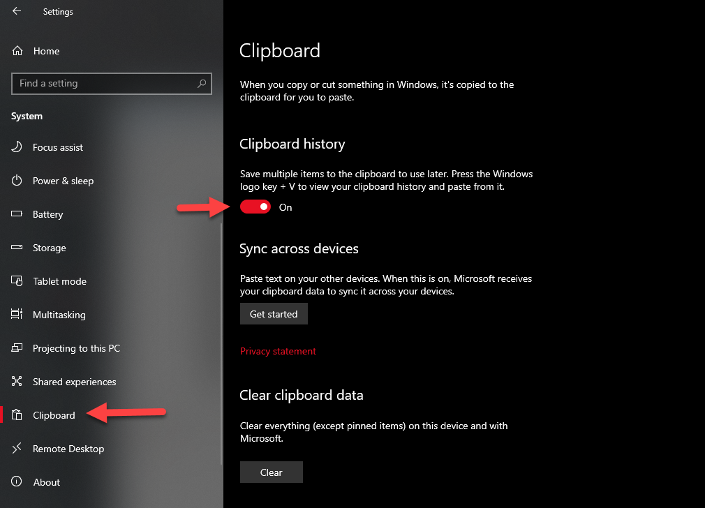 How to Enable and Use Clipboard History on Windows 10