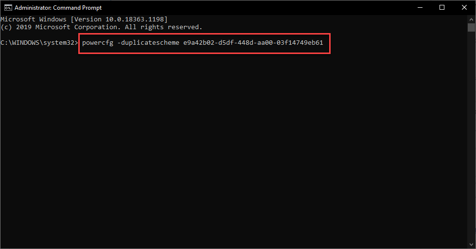 Enable the Ultimate Power Plan on Windows 10
