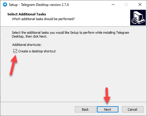 Install Telegram on Windows 10 PC