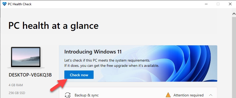 Check If Your Windows 10 PC Can Run Windows 11