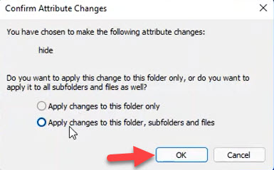 Hide Files, Folders, and Drives in Windows 11