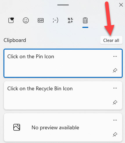 Enable and Use Clipboard in Windows 11