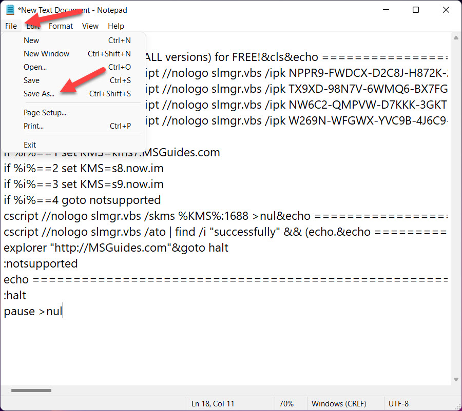 Activate Windows 11 without Product Key