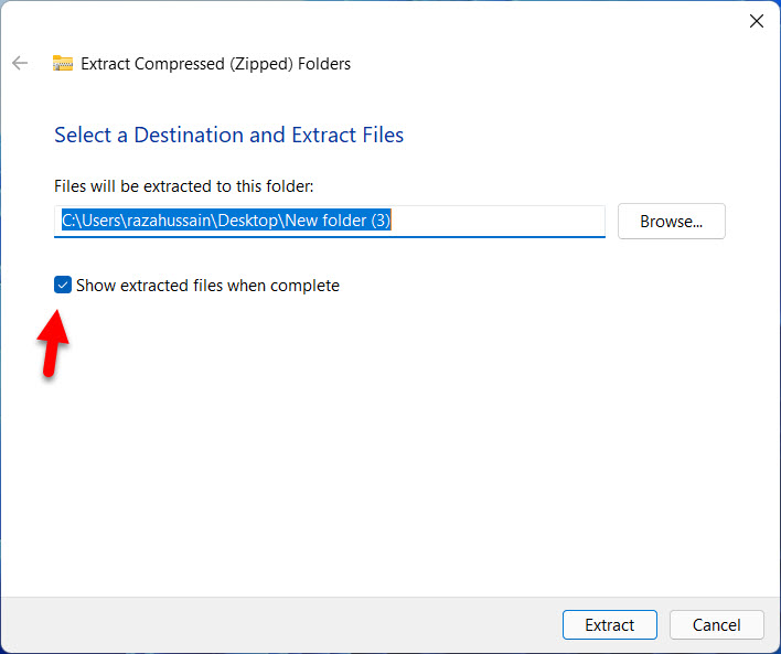 Zip and Unzip Files or Folders on Windows 11