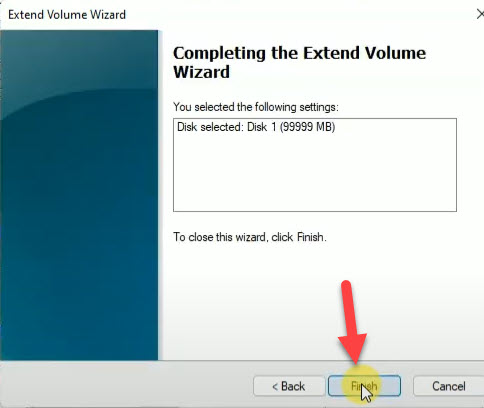 Extend C Drive in Windows 11