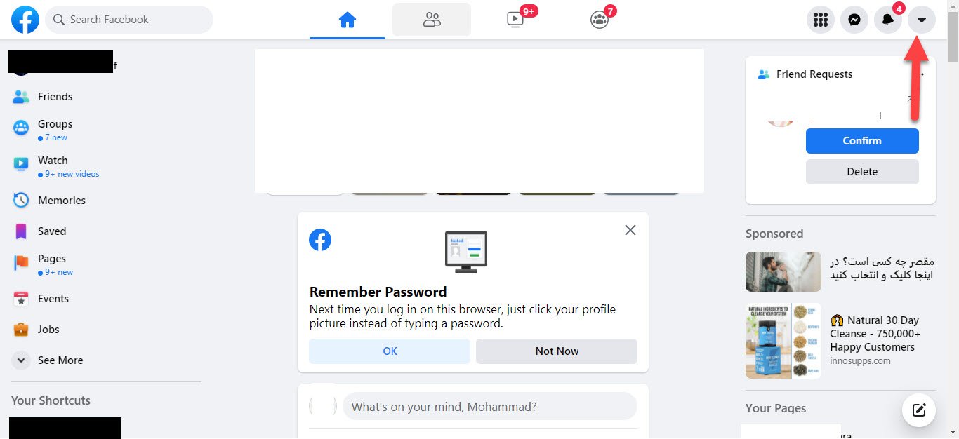 Add Follow Button on Facebook Profile