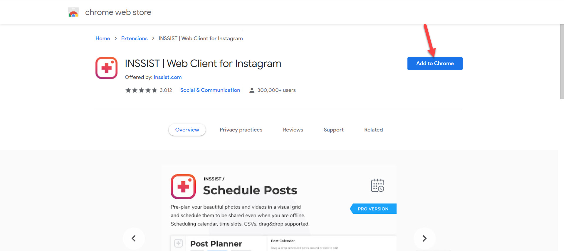Instagram Mobile Version on 11 PC