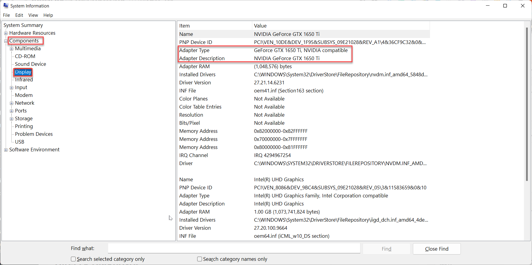 Check HP Laptop Graphics Card