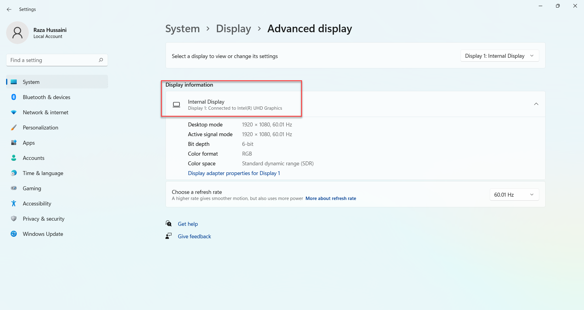 Check HP Laptop Graphics Card