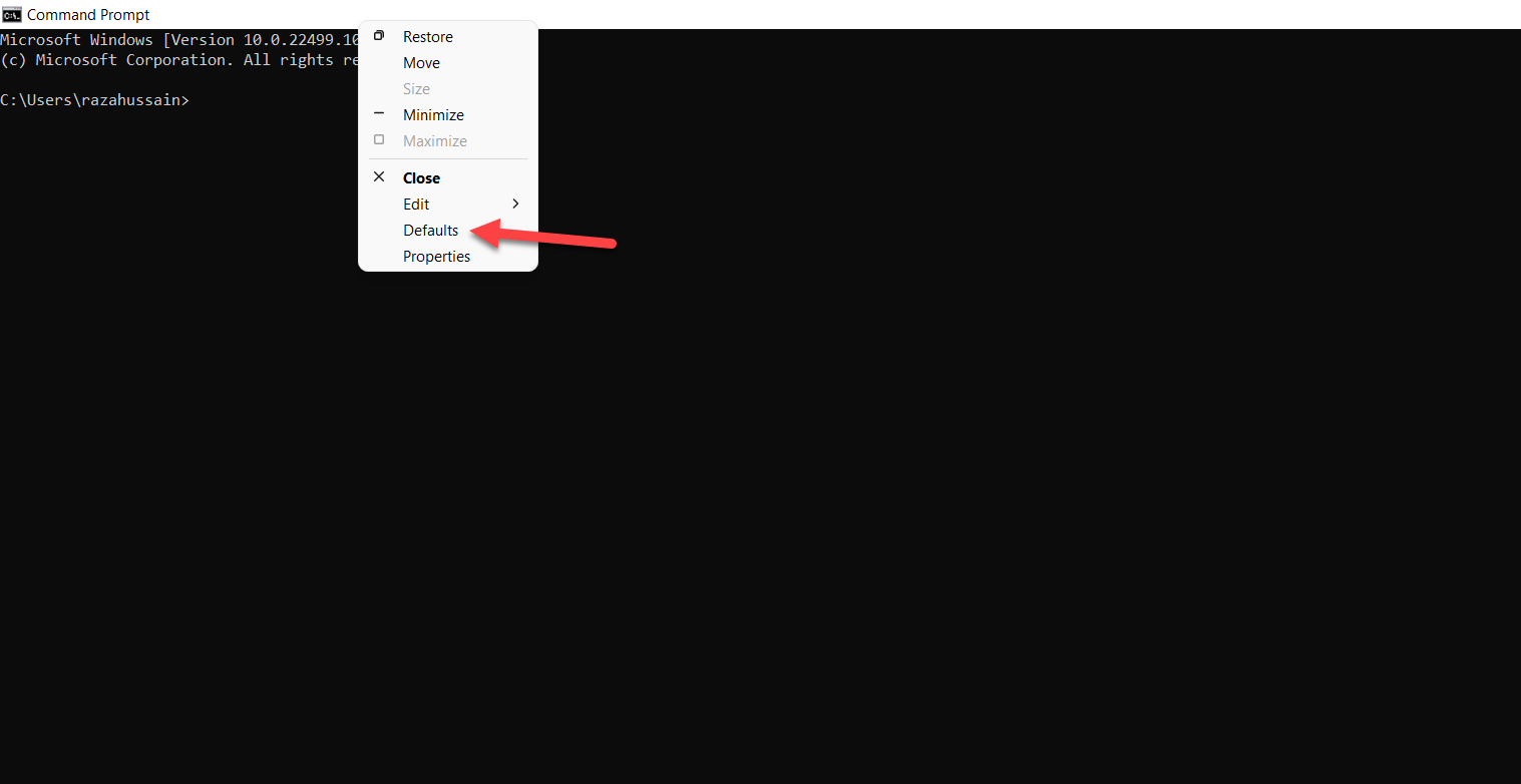 Change the Default Terminal