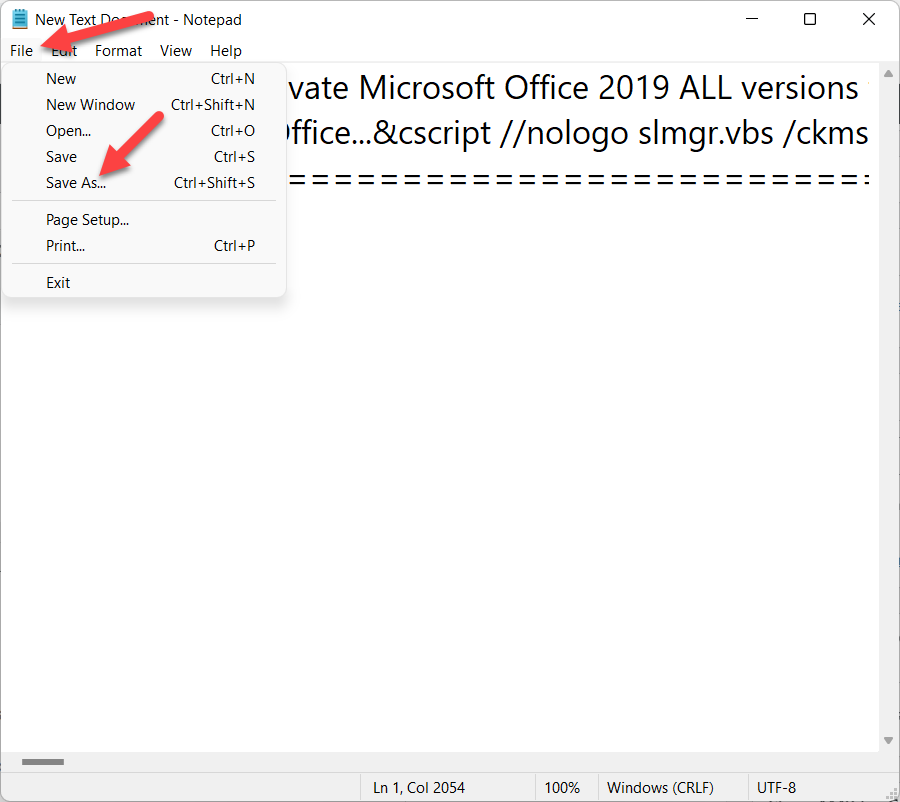 Activate Microsoft Office 2021