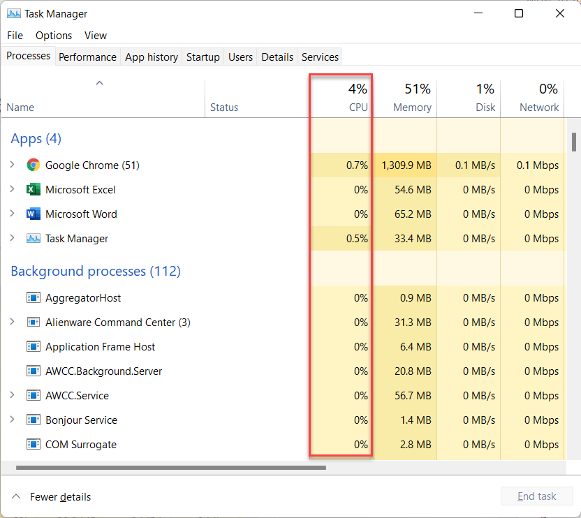 Fix High CPU Usage in Windows 11