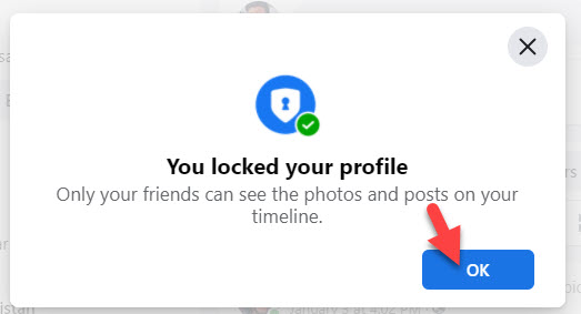 Lock Facebook Profile