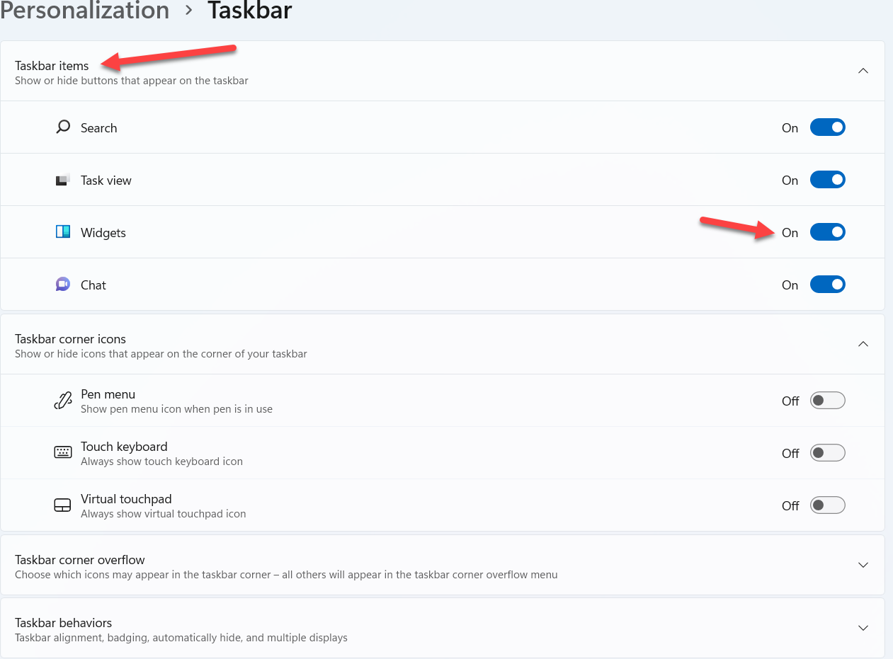 Remove Weather Info From Windows 11 Taskbar