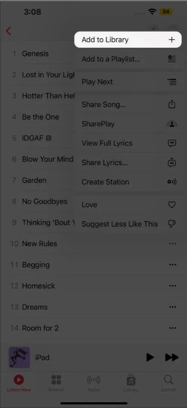 How to Listen to Apple Music Offline on iPhone