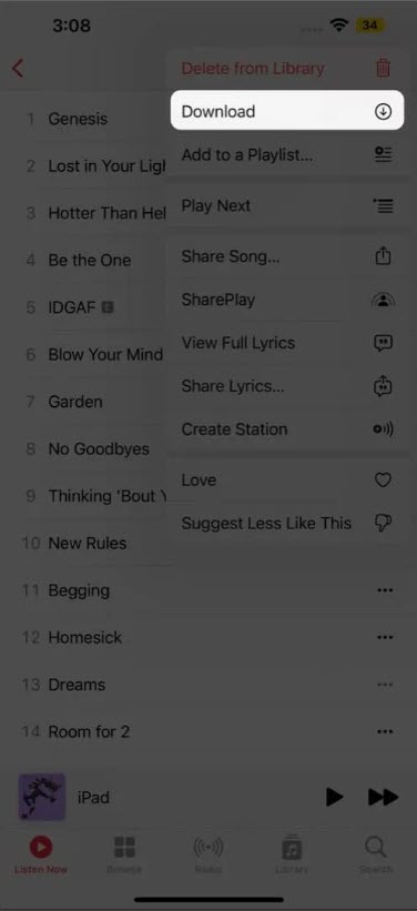 How to Listen to Apple Music Offline on iPhone