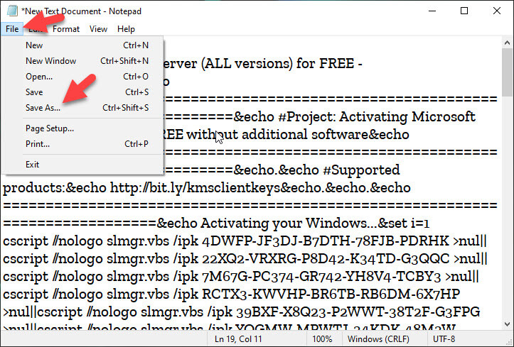 Activate all Versions of Windows Servers