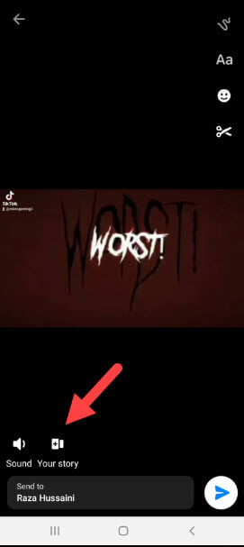 longer video than 26 seconds on Facebook story
