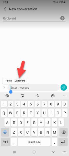 Clipboard on My Samsung Phone