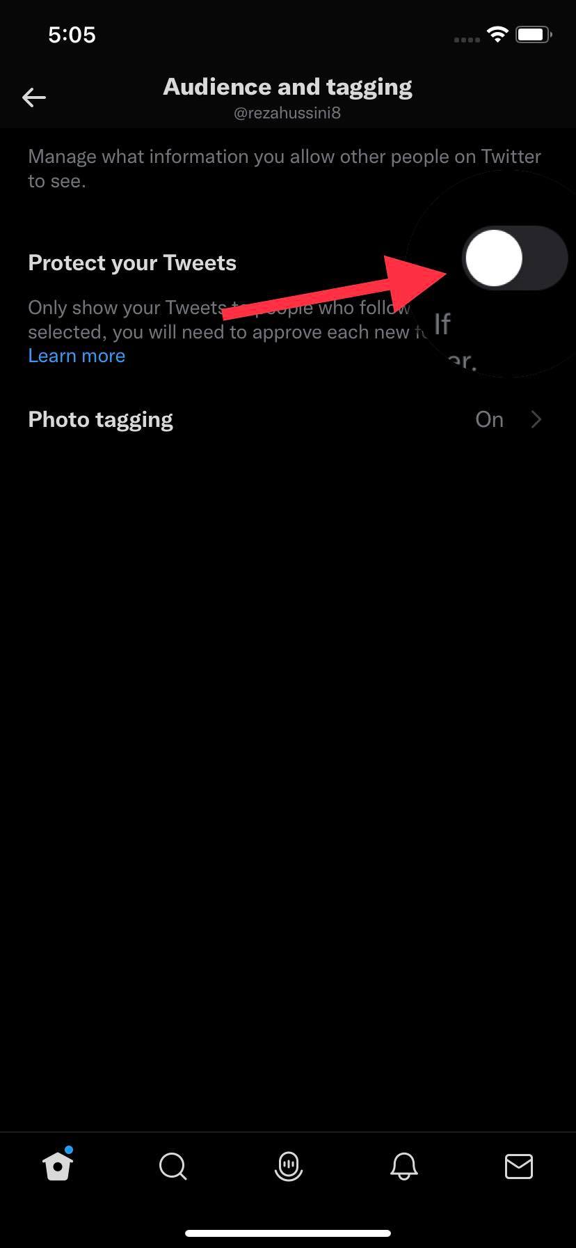 Make Your Twitter Account Private