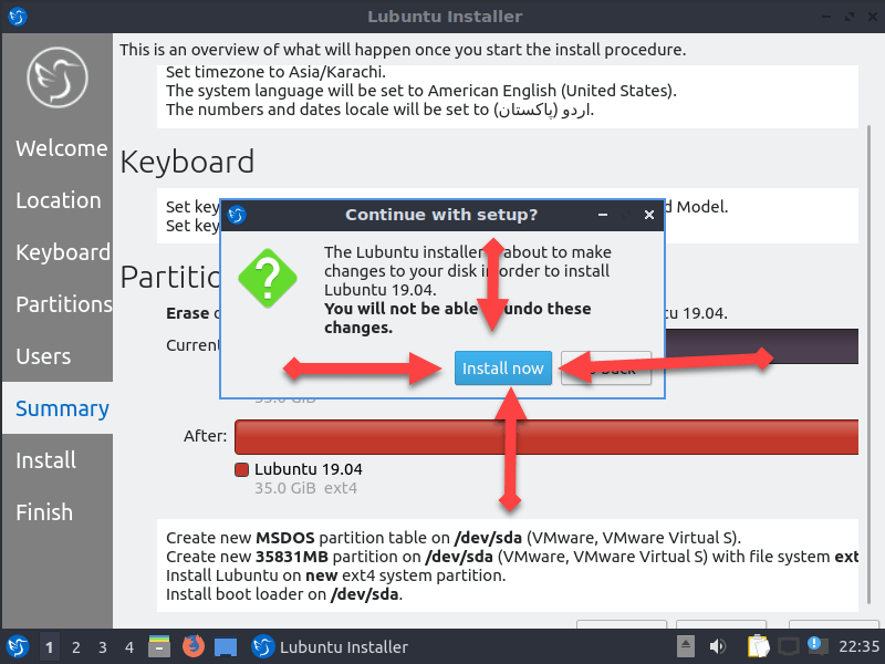 Install Lubuntu on VMware on Windows 10