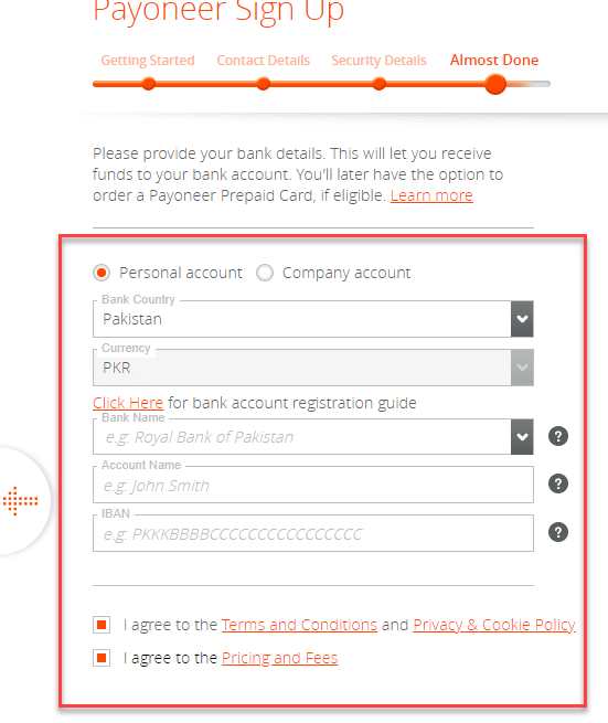 How To Make Payoneer Account in Pakistan