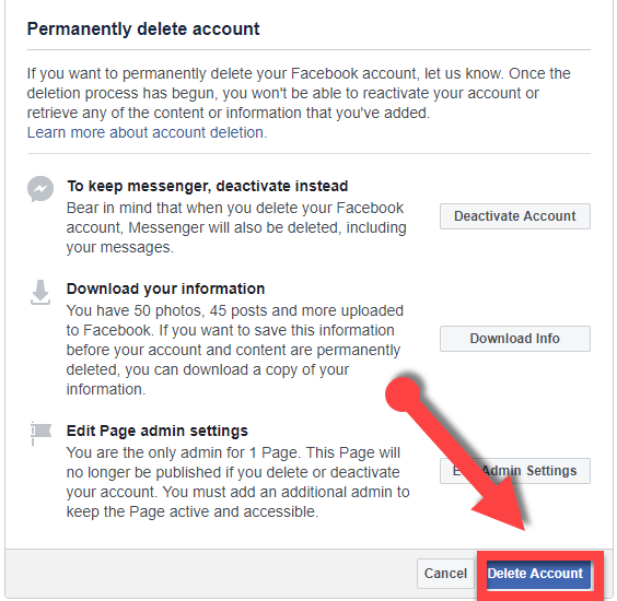 How to completely delete Facebook from your life