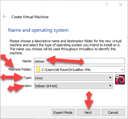 How to Install Debian 9 on Virtualbox on Windows 10