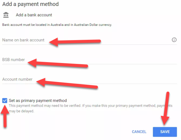 Link Google AdSense to Payoneer Account.