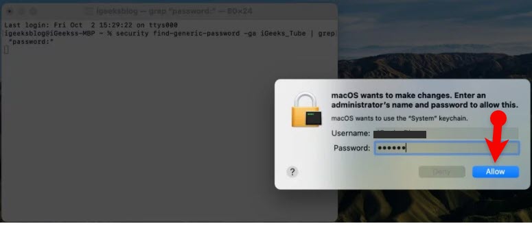 Find WiFi Password on Your Mac