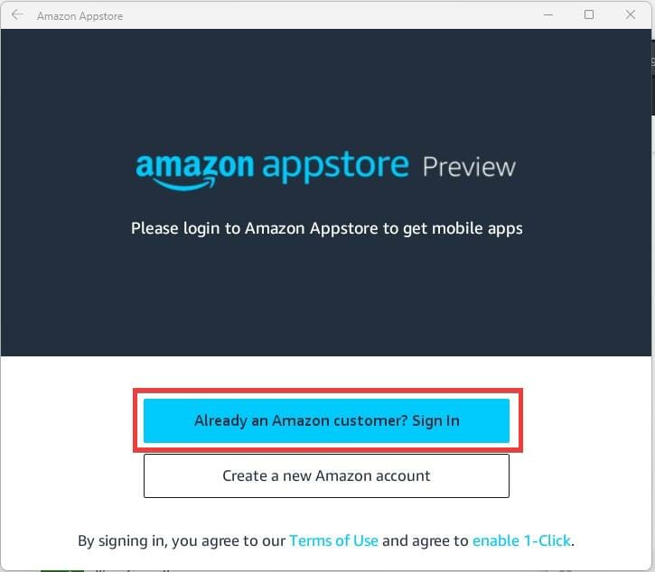 Install Android Games and Apps on Windows 11