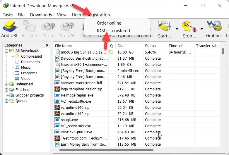 Register IDM without Serial Key in Windows 11