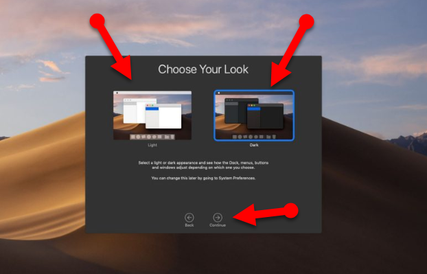Upgrade macOS High Sierra to macOS Mojave on VirtualBox and VMware