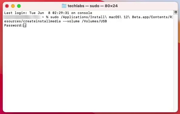 macOS Monterey Bootable USB Drive