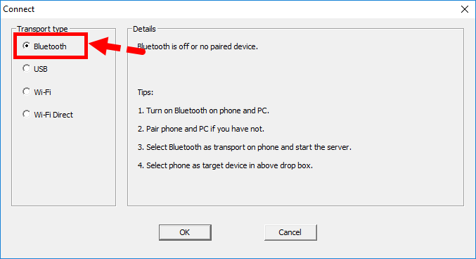 Smartphone as a Windows Microphone