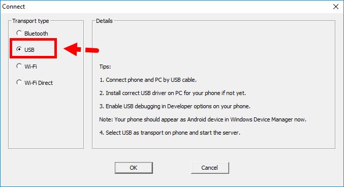 Smartphone as a Windows Microphone