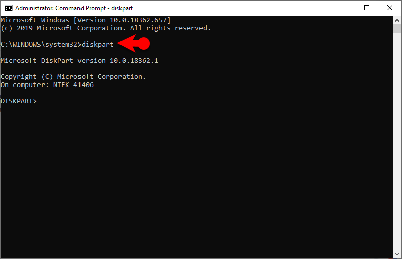 Format USB Flash Drive from Command Prompt