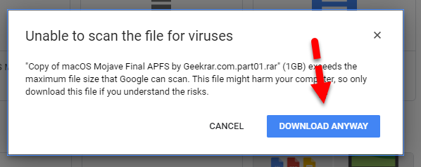 Bypass Google Drive Download Limit Quota Exceeded Error