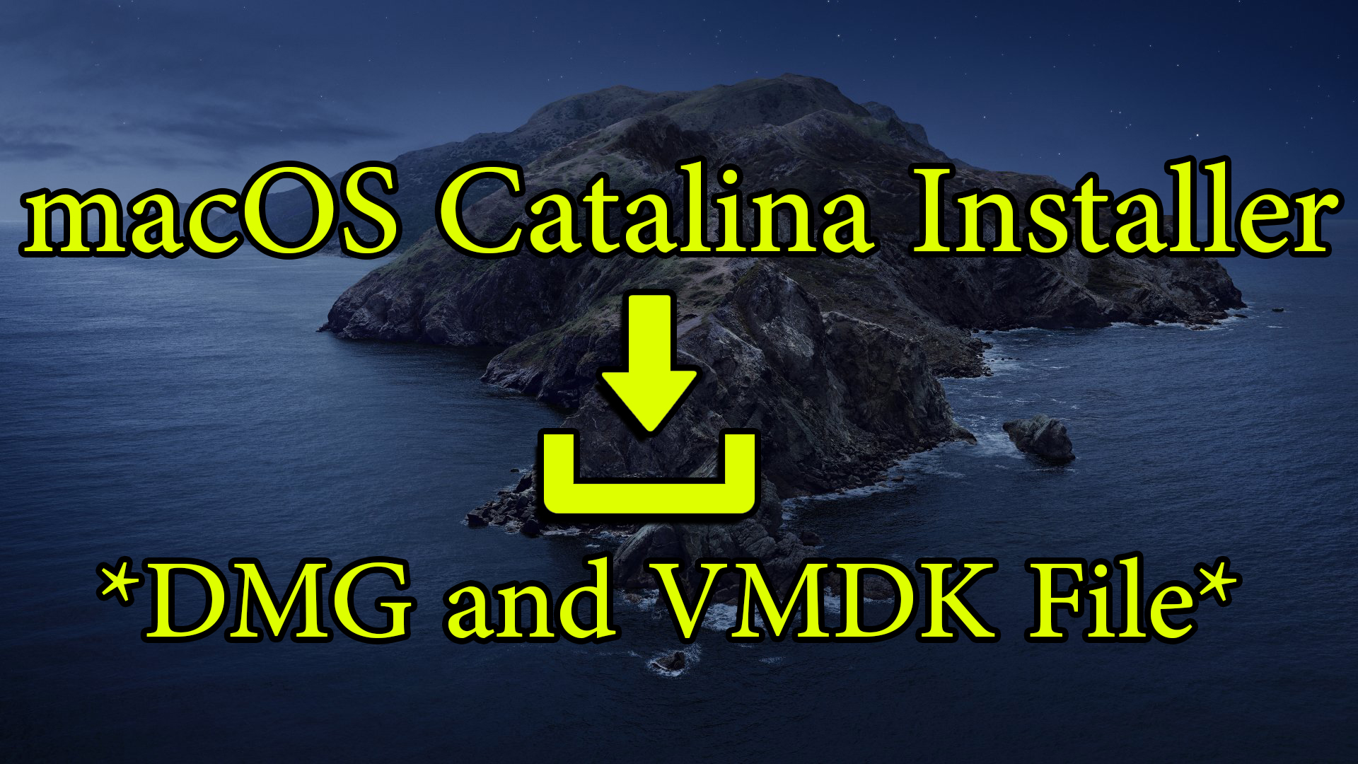 Download macOS Catalina Installer - DMG and VMDK File