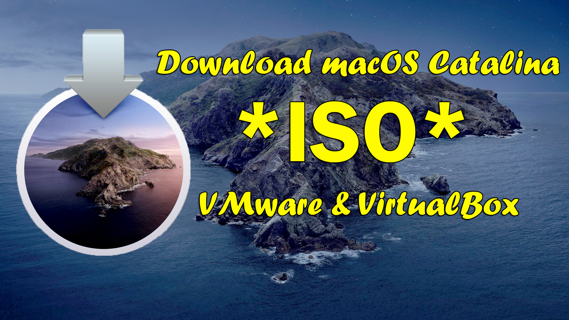 Download macOS Catalina 10.15 ISO For VMware & VirtualBox