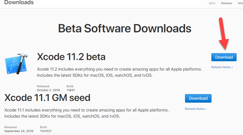 Download Xcode 11 without Developer Account