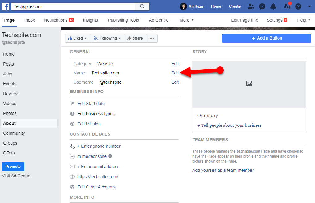 How to Change Facebook Page Name 2020