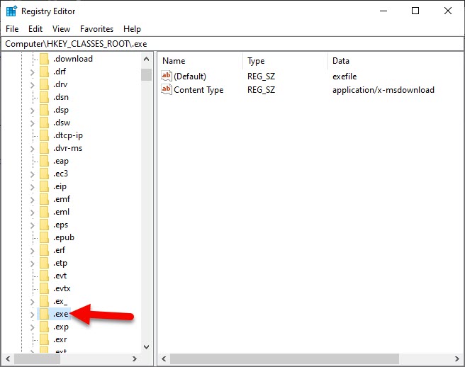 EXE Files Not Opening in Windows 10