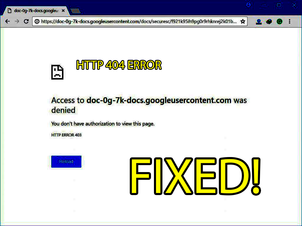 How to Fix Google Drive Authorization HTTP 403 Error - TechSpite